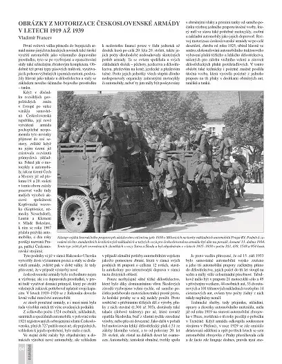 1.ARMÁDA č.1 Motorizace československé armády 1918-1939,  (2) V.Francev