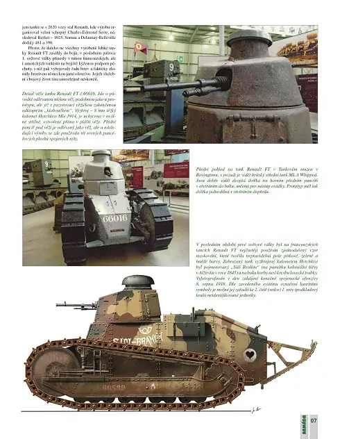 3. ARMÁDA č.3 RENAULT FT, TANK ZAKLADATEL  (2) (V.Francev)