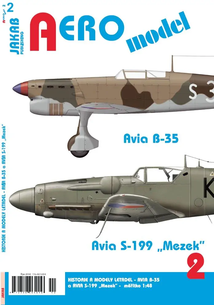 2. AEROmodel č.2 Avia B-35 a Avia S-199 "Mezek"  (2)