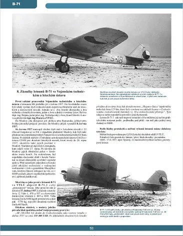 40.(Poškozené) Avia B-71/SB Lehký bombardovací a zvědný letoun B-71 v československém letectvu (Josef Václavík)