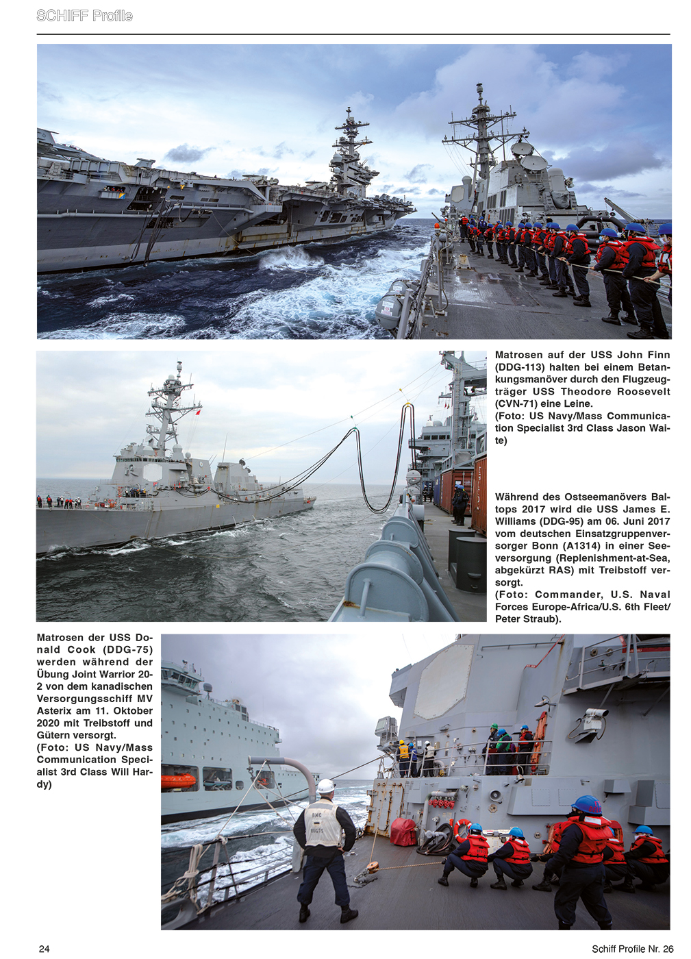 SCHIFF PROFILE 26 DIE ARLEIGH BURKE-KLASSE