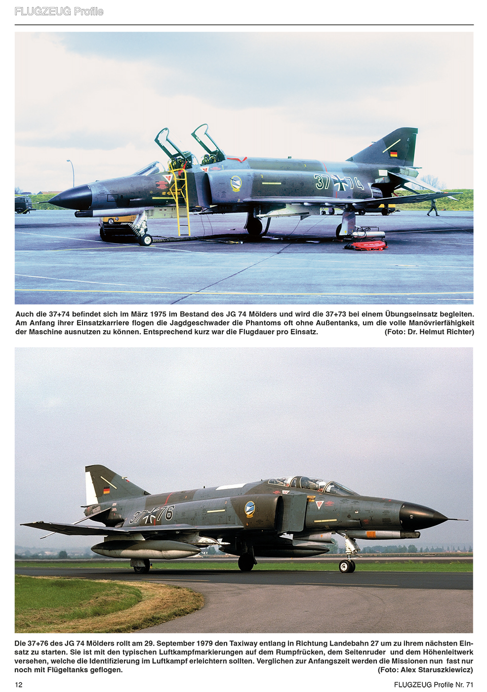 71. FLUGZEUG PROFILE 71 40 JAHRE F-4F PHANTOM IM DIENSTE DER LUFTWAFFE TEIL 1