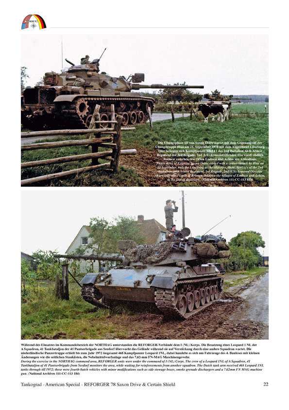 TG-3049 REFORGER 78 SAXON DRIVE / CERTAIN SHIELD US ARMY UND VERBÜNDETE ÜBER DIE VERTEIDIGUNG GEGEN