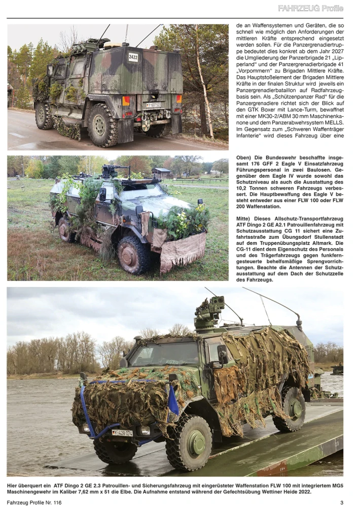 FAHRZEUG Profile 116 Die Panzertruppen des Deutschen Heeres Teil 1