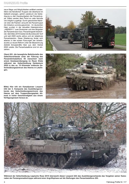 FAHRZEUG Profile 117 Die Panzertruppen des Deutschen Heeres Teil 2
