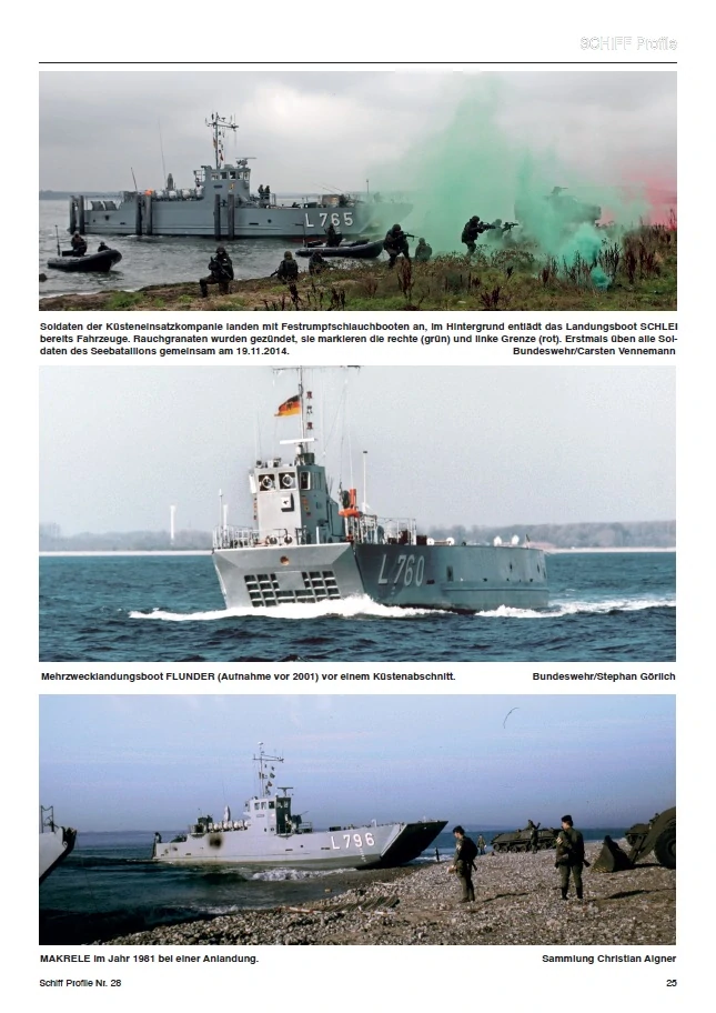 SCHIFF Profile 28 Mehrzwecklandungsboote der Klasse 520