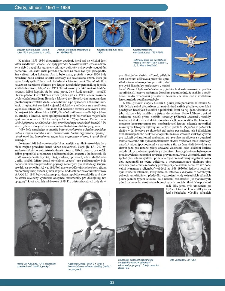 48. Čtvrtý, stíhací 1951-1989  (M.Irra)