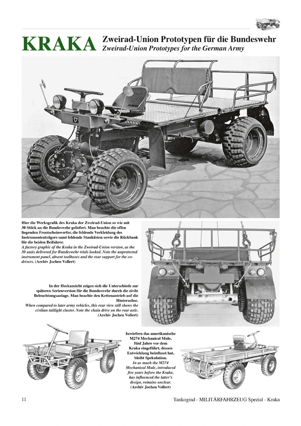 TG-5100 KRAKA - Das Legendäre Luftlandefahrzeug der Fallschirmjägertruppe der Bundeswehr - Entwicklu