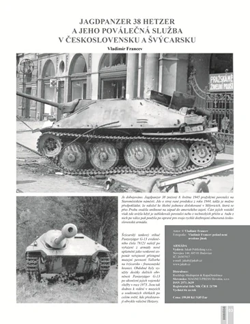 ARMÁDA č.23 Jagdpanzer 38 Hetzer a jeho poválečná služba v Československu a Švycarsku (V.Francev)