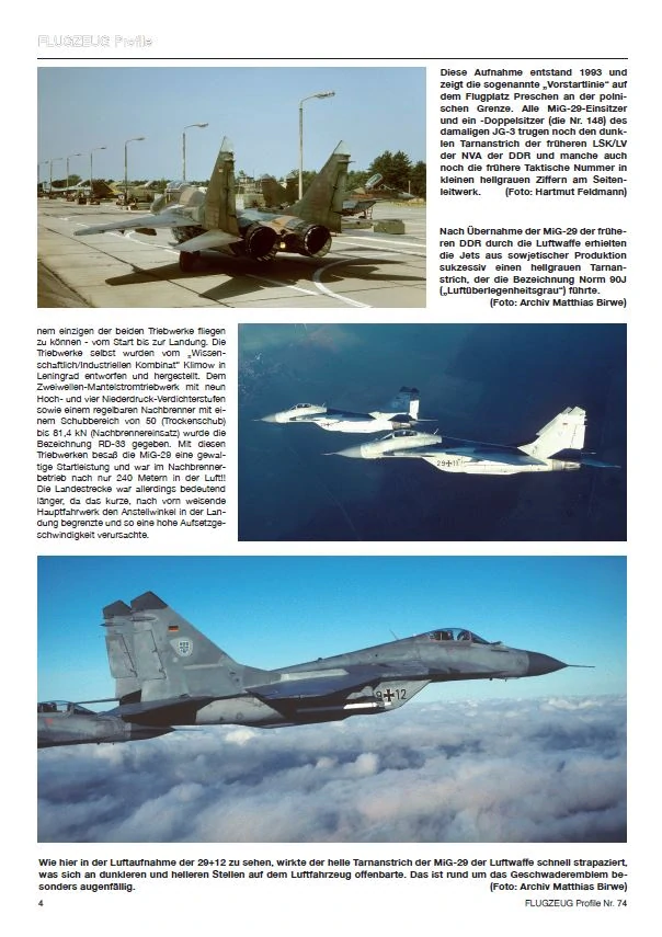 FLUGZEUG Profile 74 Die deutsche MiG-29