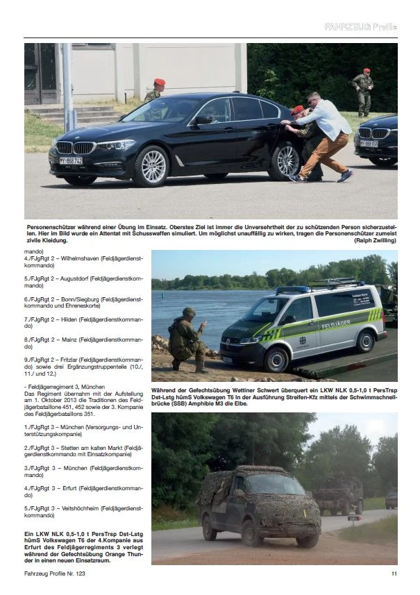 FAHRZEUG Profile 123 Das Kommando Feldjäger der Bundeswehr