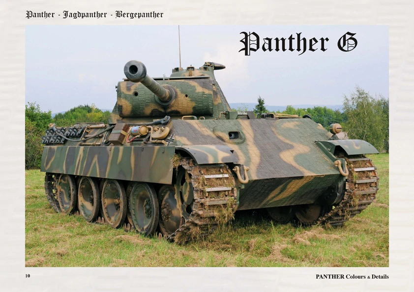 Tankograd PANTHER Colours & Details Panther G – Jagdpanther - Bergepanther