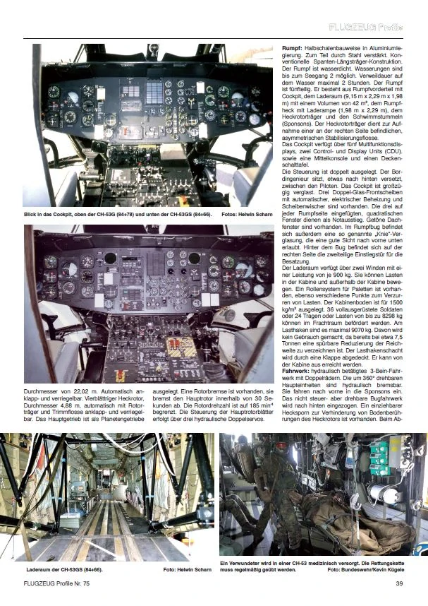 FLUGZEUG Profile 75 Sikorsky CH-53 - Der mittlere Transporthubschrauber im Fokus der Bundeswehr