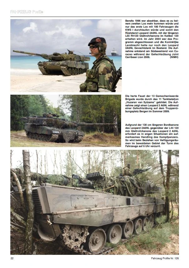 FAHRZEUG Profile 126 13 Lichte Brigade Combat Team der niederländischen Landstreitkräfte