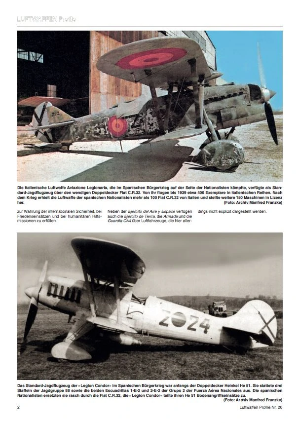 LUFTWAFFEN Profile 20 Spanische Luftwaffe - Ejercito del Aire - Teil 1