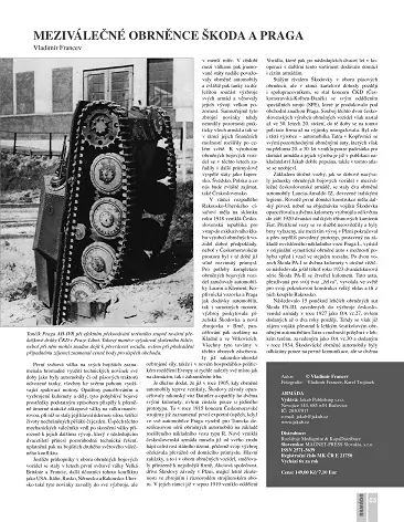 8. ARMÁDA č.8 Meziválečné obrněnce Škoda a Praga (V.Francev)