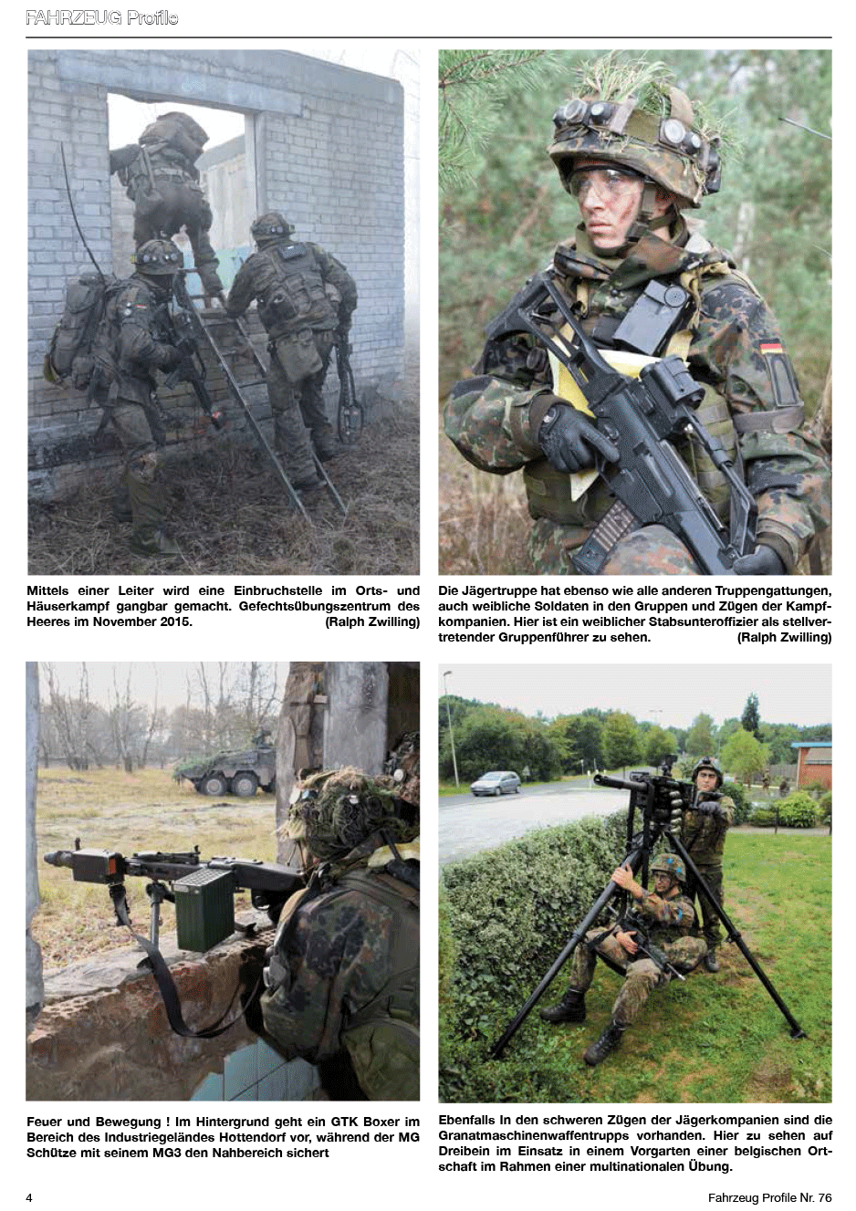 FAHRZEUG PROFILE 76 Die Jägertruppe im HERR2011