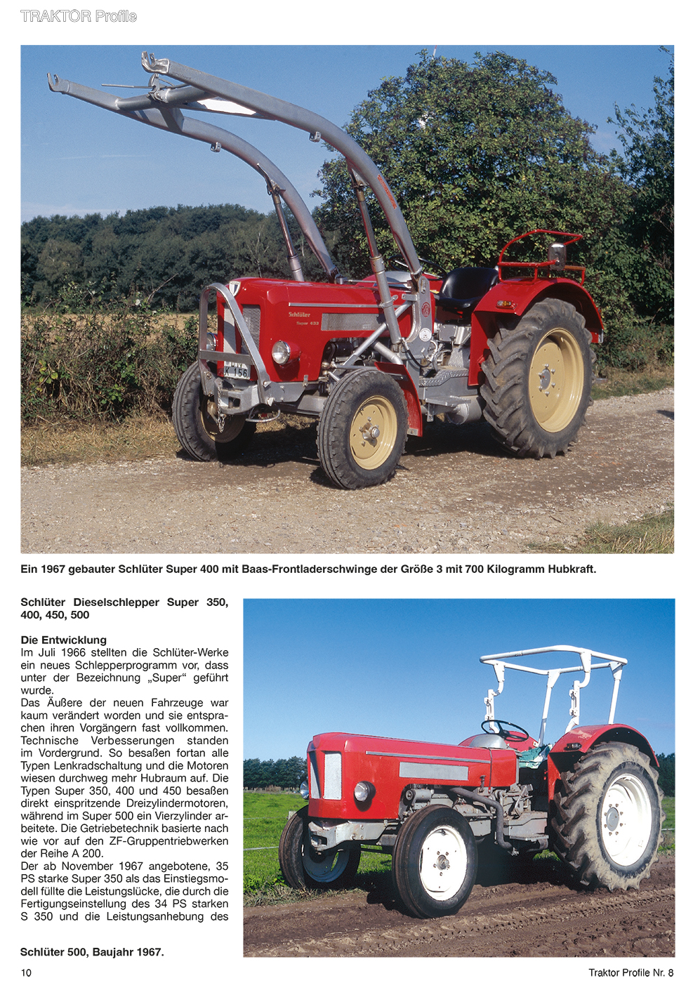 TRAKTOR PROFILE 09 SCHLÜTER TRAKTOREN 1962 - 1994 (TEIL 2)