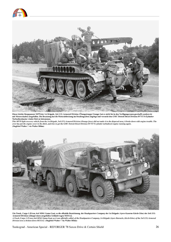 TG-3049 REFORGER 78 SAXON DRIVE / CERTAIN SHIELD US ARMY UND VERBÜNDETE ÜBER DIE VERTEIDIGUNG GEGEN
