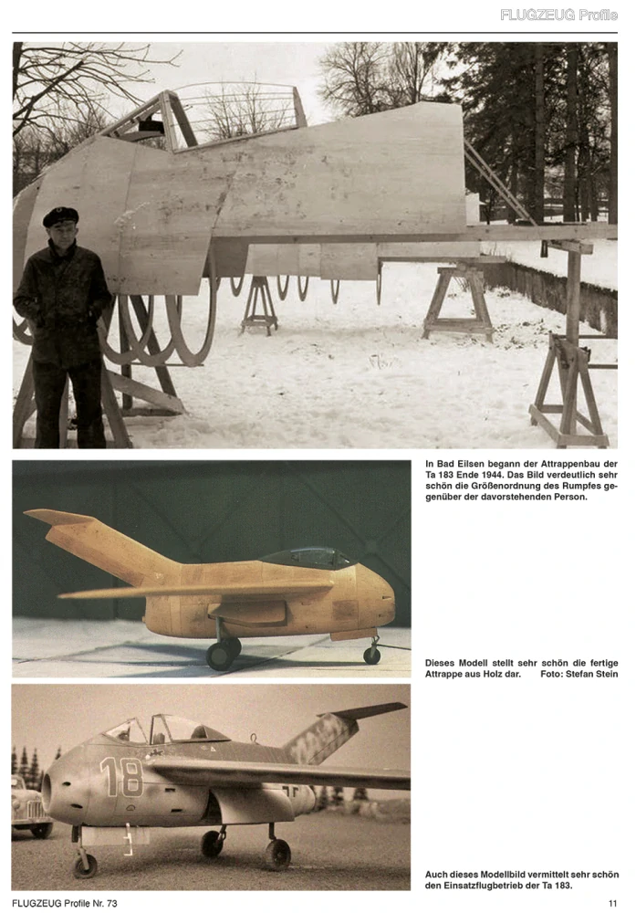 FLUGZEUG Profile 73 Focke Wulf Ta 183 / Messerschmitt P. 1101
