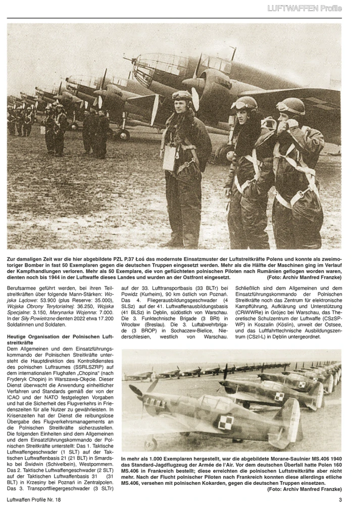 LUFTWAFFEN Profile 18 Polnische Luftwaffe Teil 1