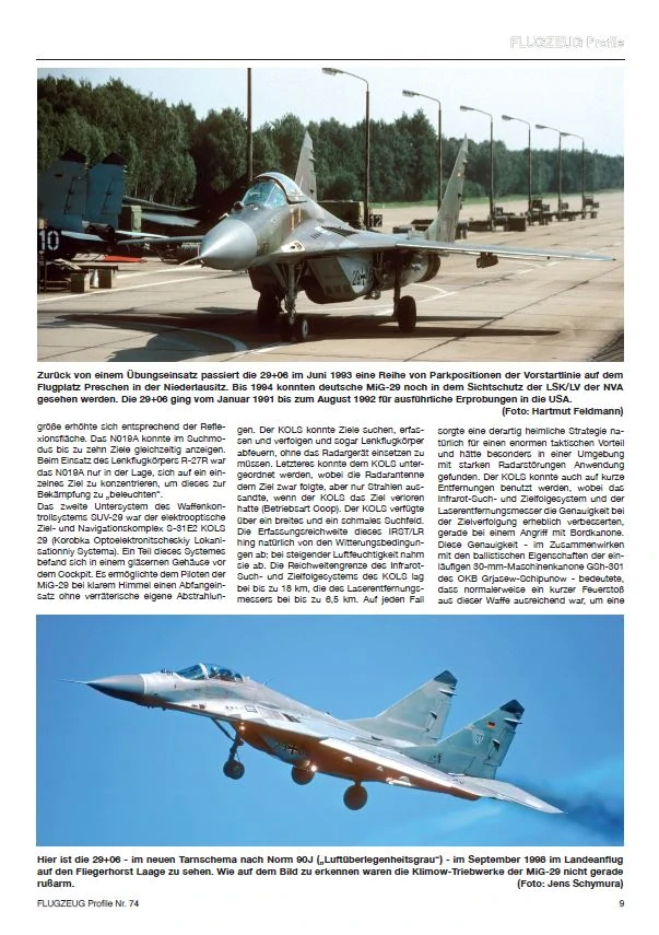 FLUGZEUG Profile 74 Die deutsche MiG-29