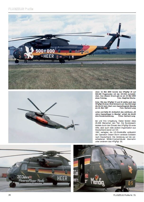 FLUGZEUG Profile 75 Sikorsky CH-53 - Der mittlere Transporthubschrauber im Fokus der Bundeswehr