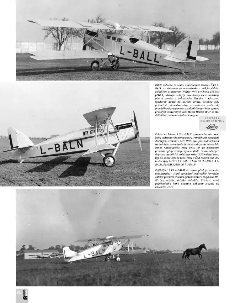 2. Československá dopravní letadla 1919-1939