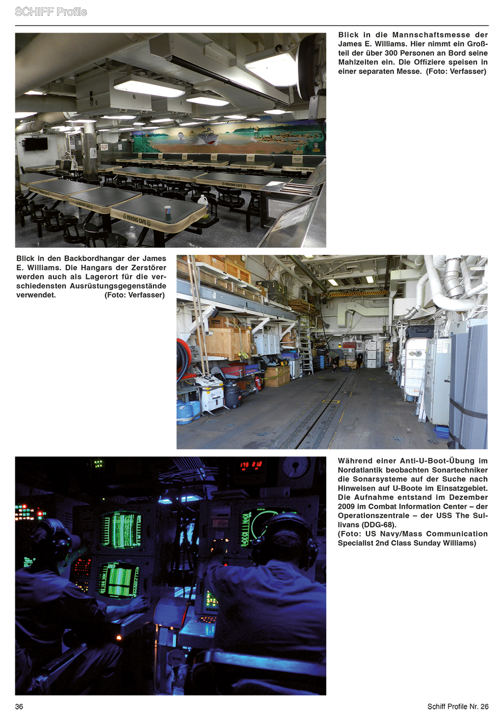 SCHIFF PROFILE 26 DIE ARLEIGH BURKE-KLASSE