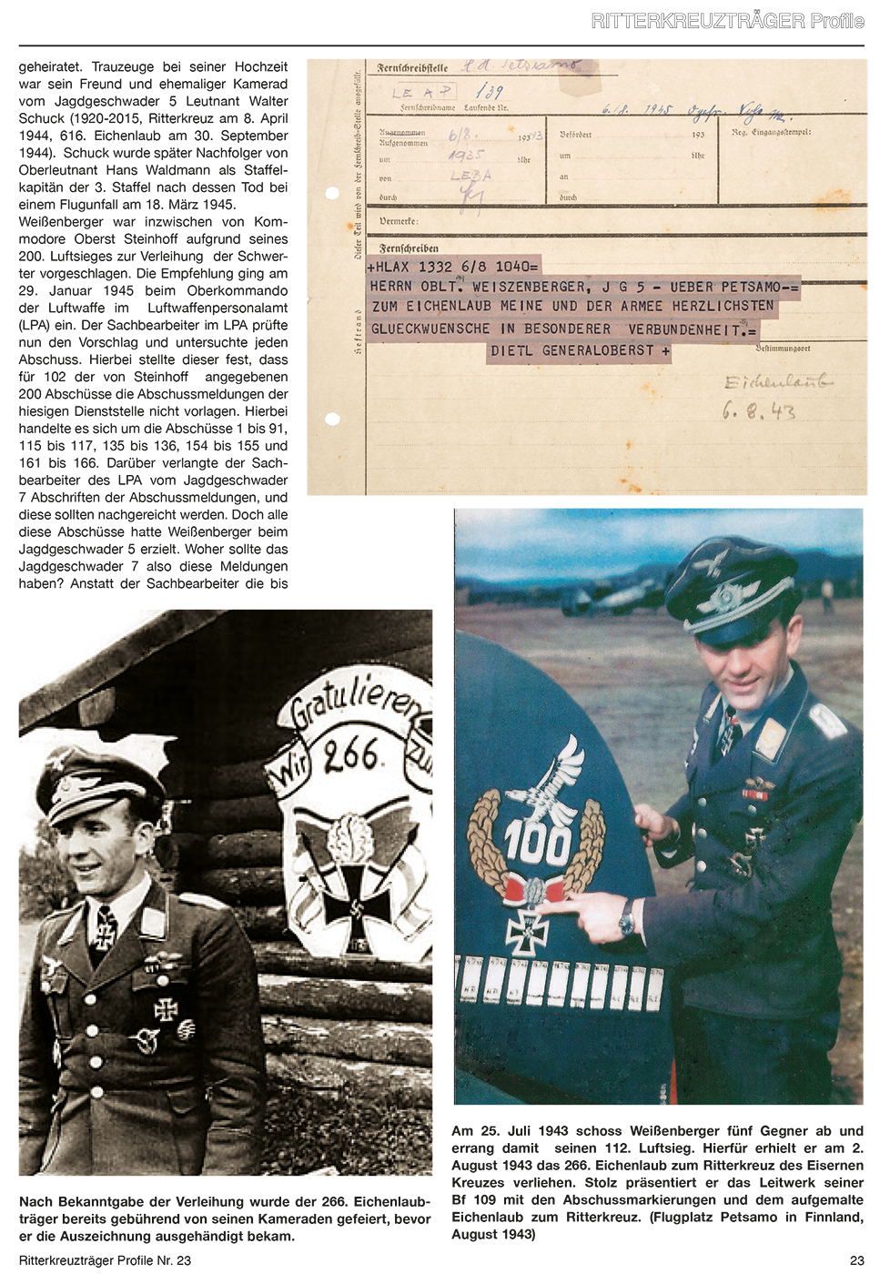 Theodor Weißenberger - Das erste Jet-Ass der Luftfahrtgeschichte