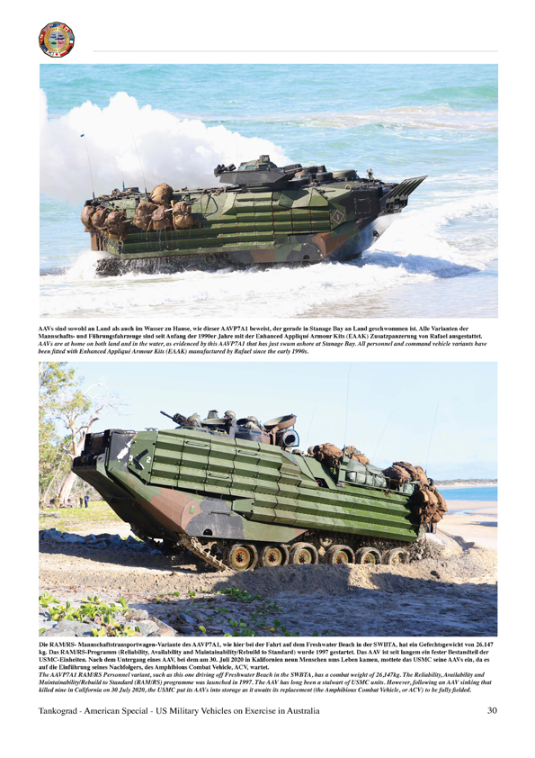 TG-3048 US MILITARY VEHICLES ON EXERCISE IN AUSTRALIA US ARMY UND MARINES ALS WELLENBRECHER
