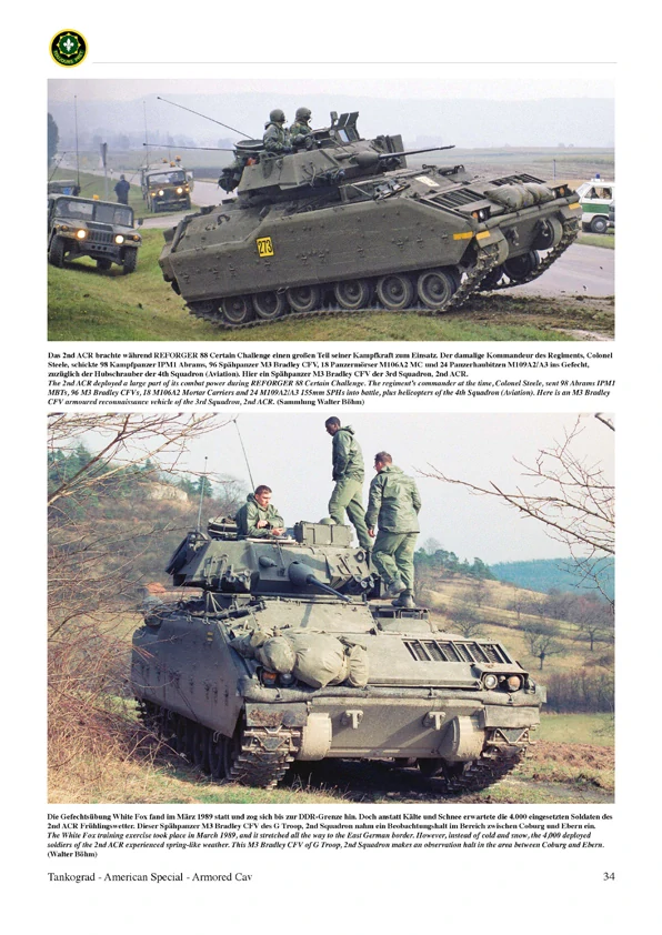 TG-3051 ARMORED CAV 2nd and 11th Armored Cavalry Regiments Wächter am Eisernen Vorhang 1948 bis 1994