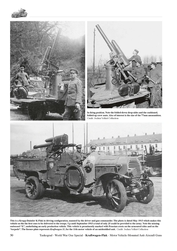 Tankograd 1015 Kraftwagen-Flak German ‘K-Flak’ Vehicle-Mounted and Trailer-Mounted Anti-Aircraft Gun