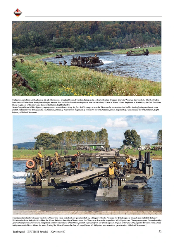TG-9042 Keystone 87 Britisch-Deutsches Großmanöver: Die 2nd (BR) Infantry Division verteidigt die no