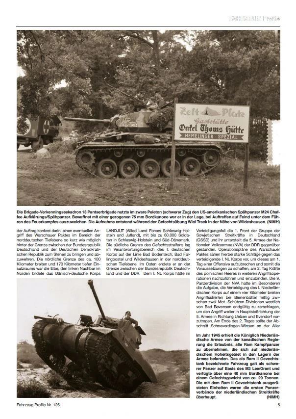 FAHRZEUG Profile 126 13 Lichte Brigade Combat Team der niederländischen Landstreitkräfte