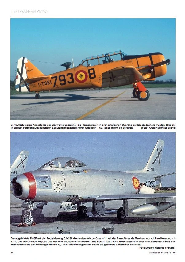 LUFTWAFFEN Profile 20 Spanische Luftwaffe - Ejercito del Aire - Teil 1