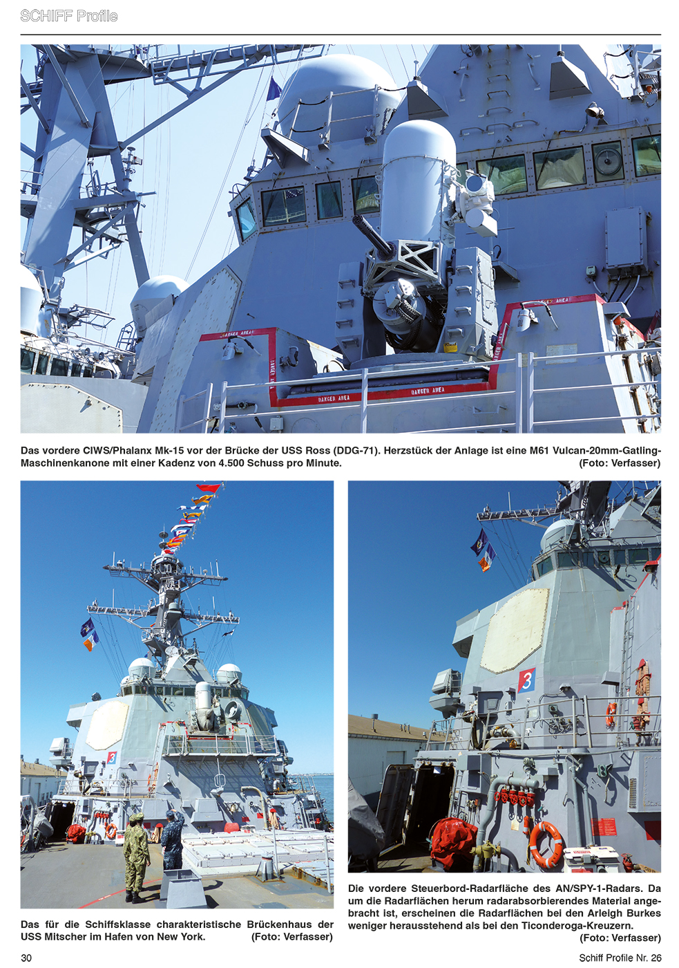 SCHIFF PROFILE 26 DIE ARLEIGH BURKE-KLASSE