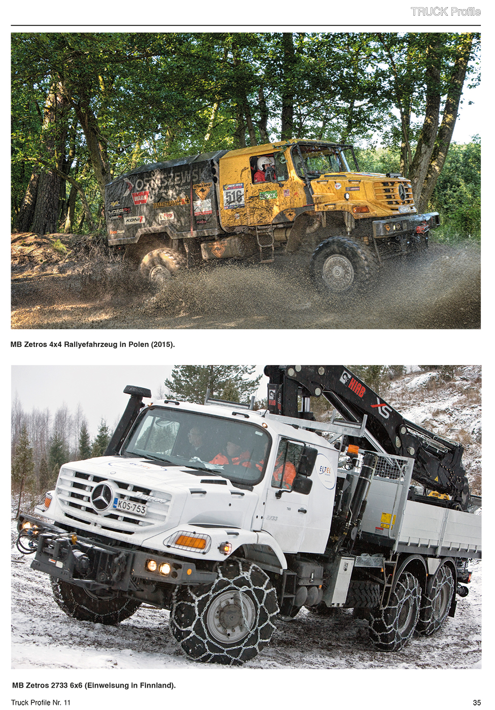 TRUCK PROFILE 11 MERCEDES-BENZ SCHWERLASTWAGEN 1962 BIS 2008PROFILE 10