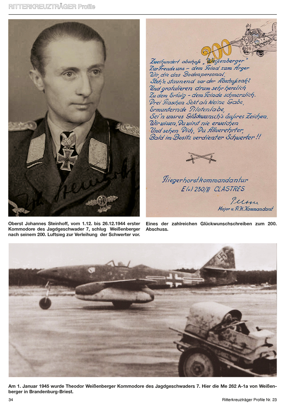 Theodor Weißenberger - Das erste Jet-Ass der Luftfahrtgeschichte