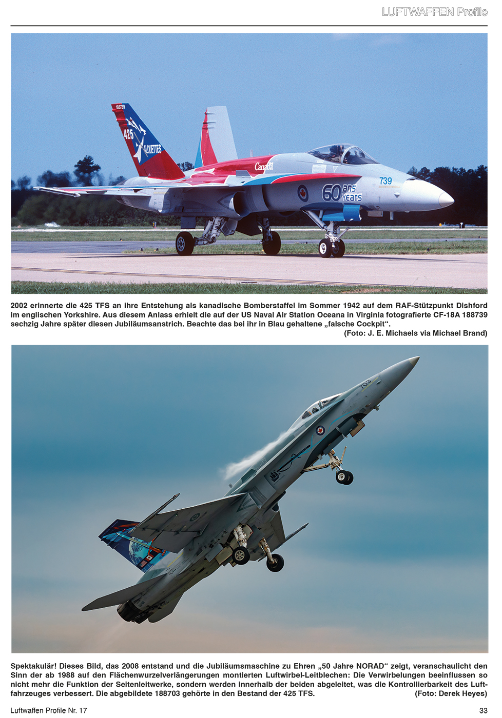 LUFTWAFFEN PROFILE 17 KANADISCHE LUFTWAFFE ROYAL CANADIAN AIR FORCE TEIL 2