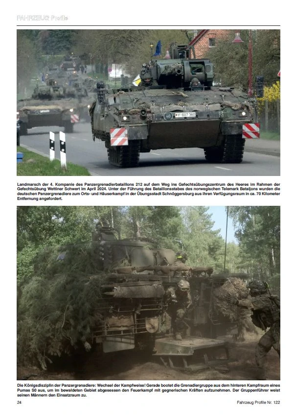 FAHRZEUG Profile 122 Die Gefechtsfahrzeuge der Division 2025
