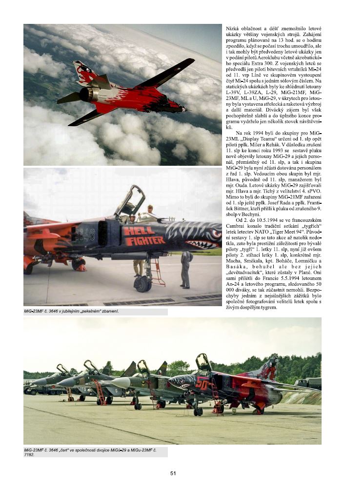 32. MiG-23 MF/ML v československém a českém letectvu