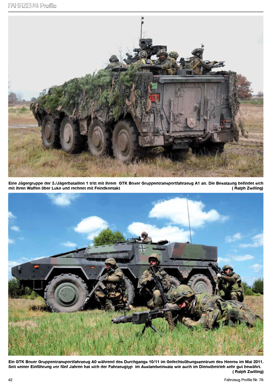 FAHRZEUG PROFILE 76 Die Jägertruppe im HERR2011
