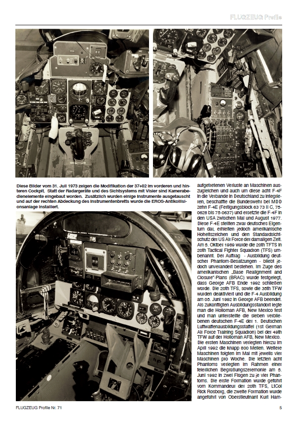 71. FLUGZEUG PROFILE 71 40 JAHRE F-4F PHANTOM IM DIENSTE DER LUFTWAFFE TEIL 1