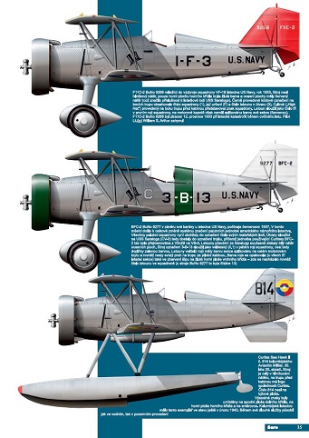 105. Curtiss F11C-2/BFC-2 Goshawk a Curtis Hawk Hawk II (M. Šnajdr)