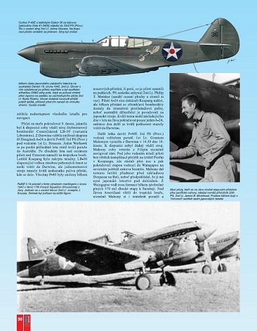 10.Stíhačky Curtiss P-40E pro Jávu a potopení USS Langley, M. 1. částŠnajdr