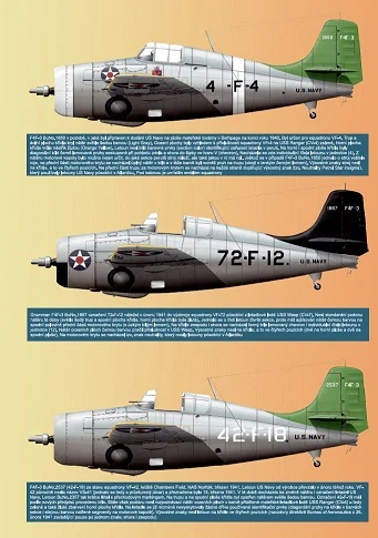 119.Grumman F4F-3 a F4F-3A Wildcat (M.Šnajdr)