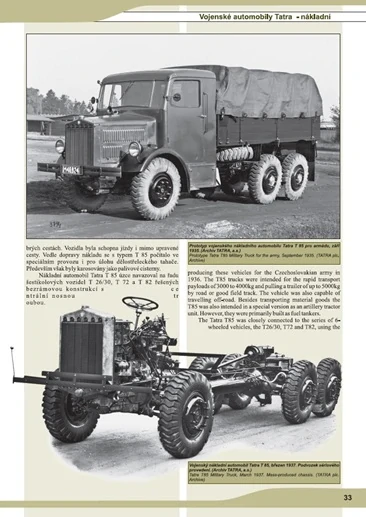 8. Vojenské automobily TATRA 1918-1945 (R. Zavadil)