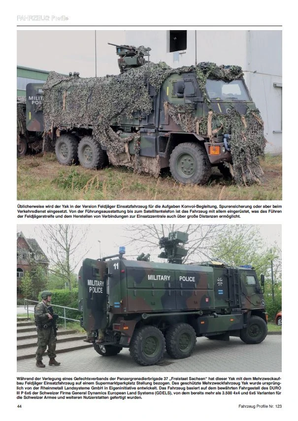 FAHRZEUG Profile 123 Das Kommando Feldjäger der Bundeswehr