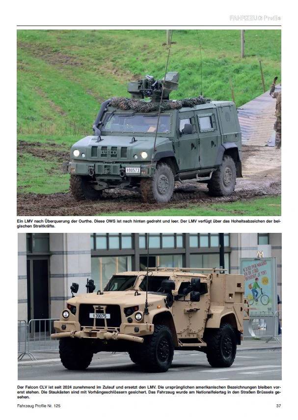 FAHRZEUG Profile 125 Belgiens mittlere Kräfte - Die Fahrzeuge der Medium/Mozorized Brigade